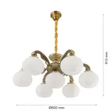 2R Chandelier E27