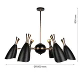 2R Chandelier E27