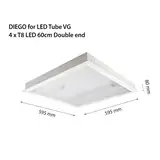 DIEGO 4xT8 DOUBLE END VG