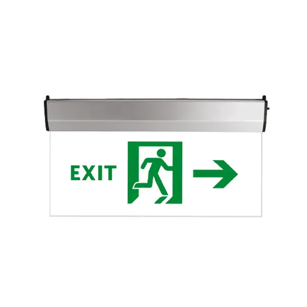 LED EMERGENCY LIGHT EXIT GLASS 3W IMAGE