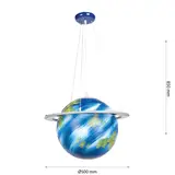 LED CHANDELIERS SATURN 6172 DIMENSIONS
