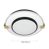LED CEILING LAMP 2065R 3White DIMM