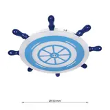 LED CEILING LAMP 6804 RUDDER 3-WHITE
