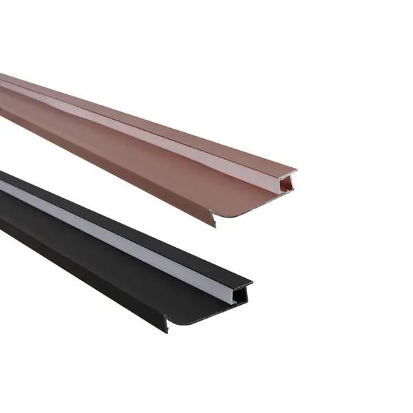 ALUMINUM PROFILES WITH PVC DIFFUSER FOR SHELF 2m FOR LED STRIPS IMAGE