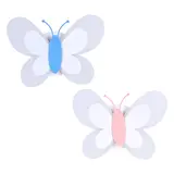 LED WALL LIGHT BUTTERFLY B1231 3WHITE
