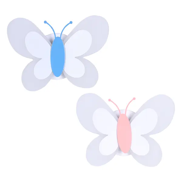 LED WALL LIGHT BUTTERFLY B1231 3WHITE IMAGE