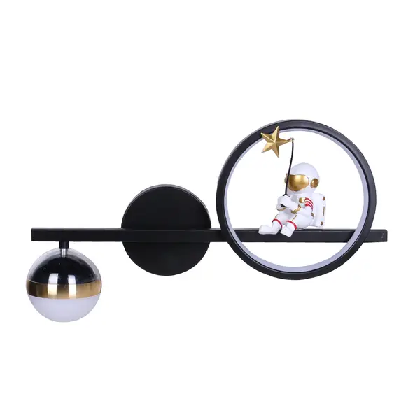 LED WALL LIGHT SPACEMAN WITH STARS W233-300 3-WHITE IMAGE