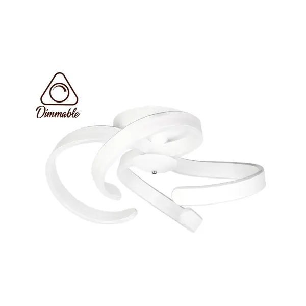 LED CHANDELIER 6335/4 80W 3-WHITE DIMM IMAGE