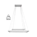 LED CHANDELIER 6500/2 3-WHITE 60W DIMM