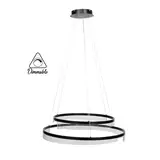 LED CHANDELIER 809/600+800 3-WHITE DIMM