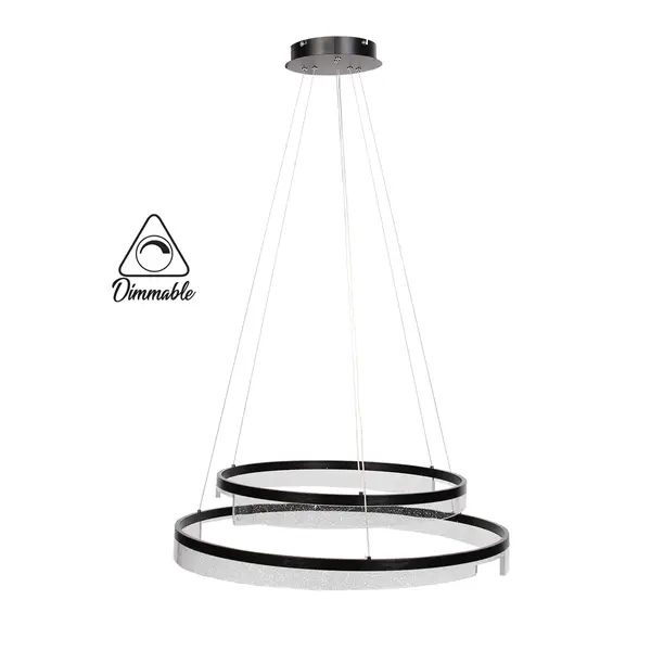 LED CHANDELIER 809/600+800 3-WHITE DIMM IMAGE